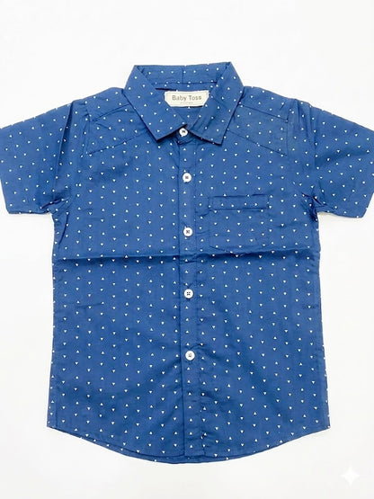 Baby Toss Geometric Print  Shirt