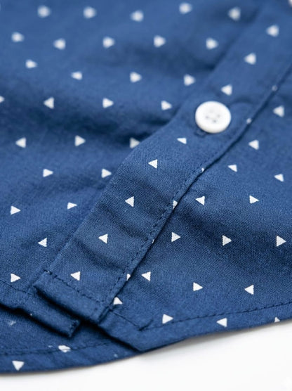 Baby Toss Geometric Print  Shirt