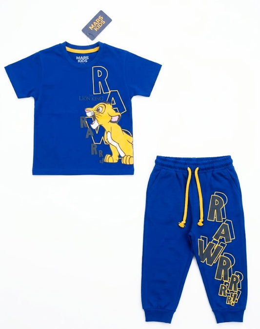 Baby Toss - Kids "The Lion King" Simba 2-Piece Suit - Royal Blue (Unisex