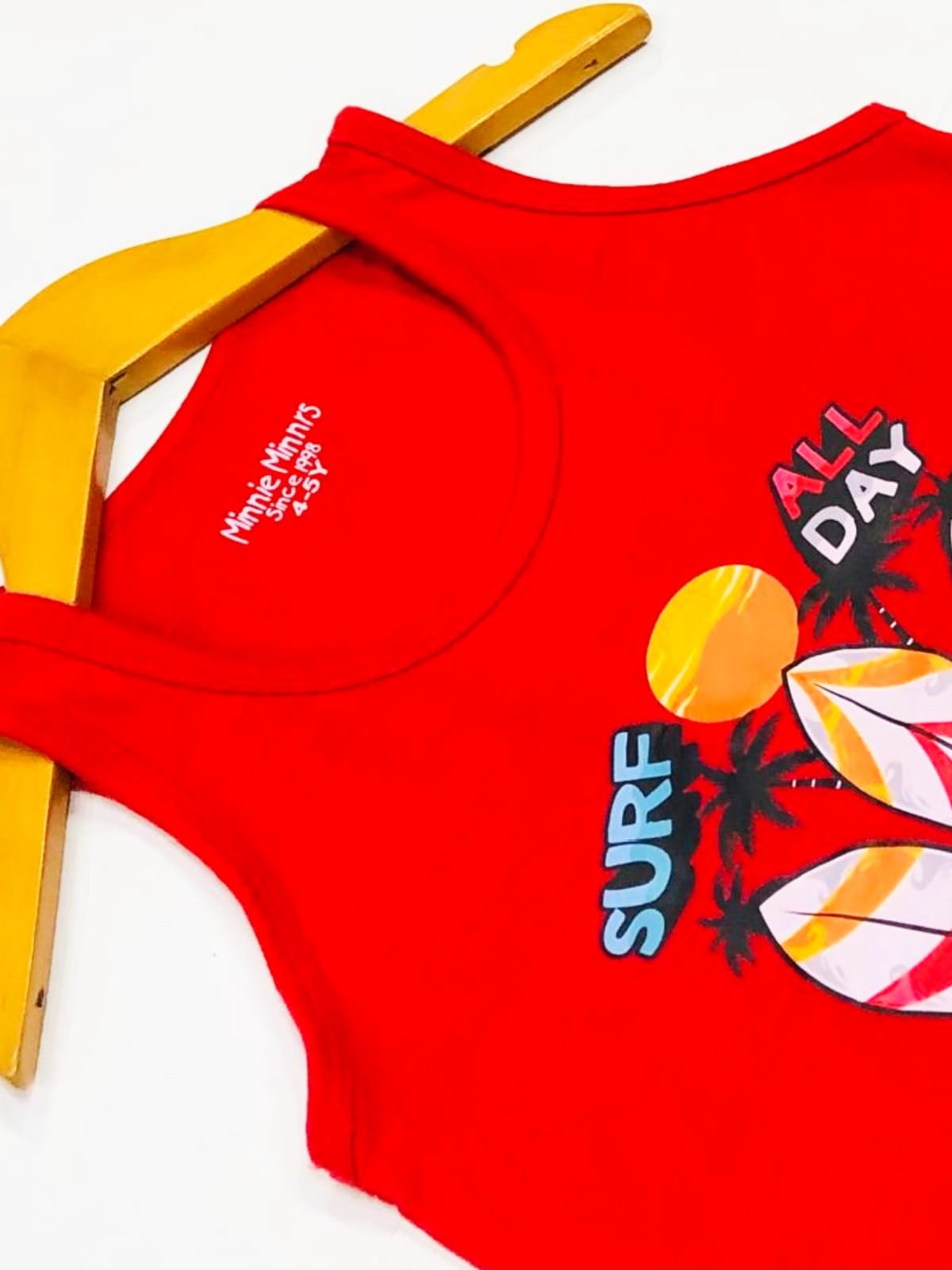 Minnie Minors Kids Surf All Day Sleeveless Tank Tops Combo Pack (Pack of 3) | Soft & Breathable Summer Vests for Boys